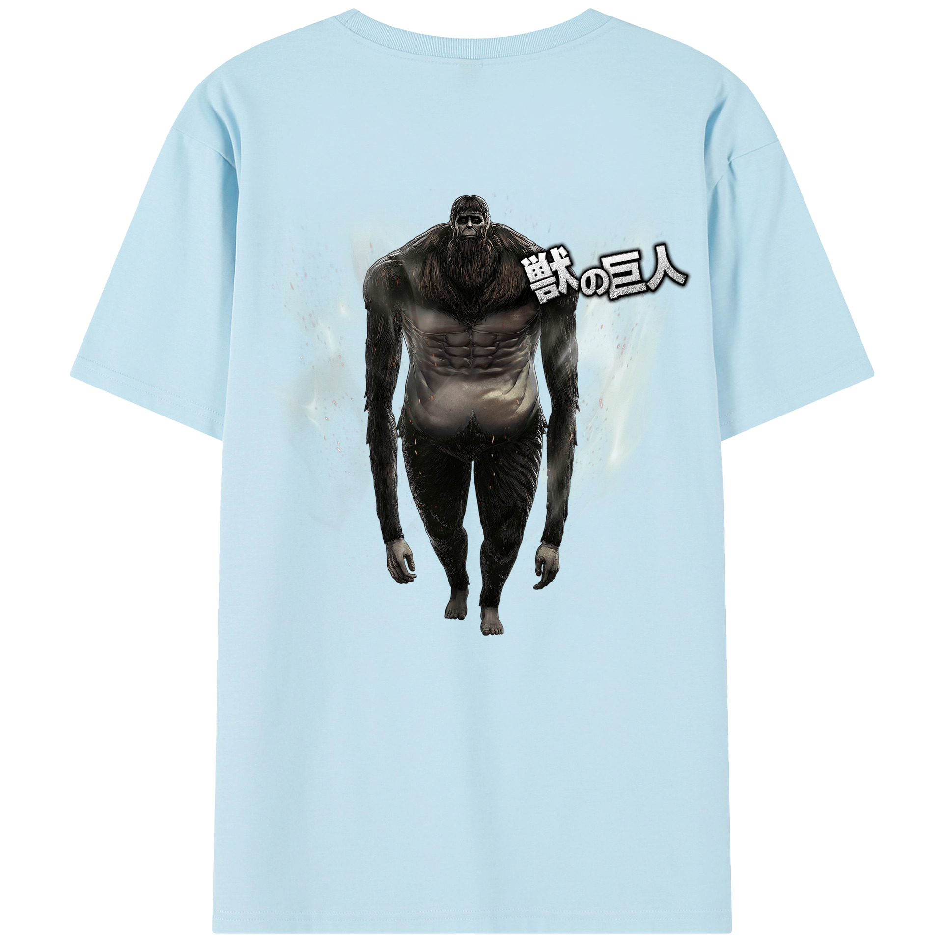 （画像用） 進撃の巨人 Attack on Titan 綿100％半袖Tシャツ（背面プリント）
